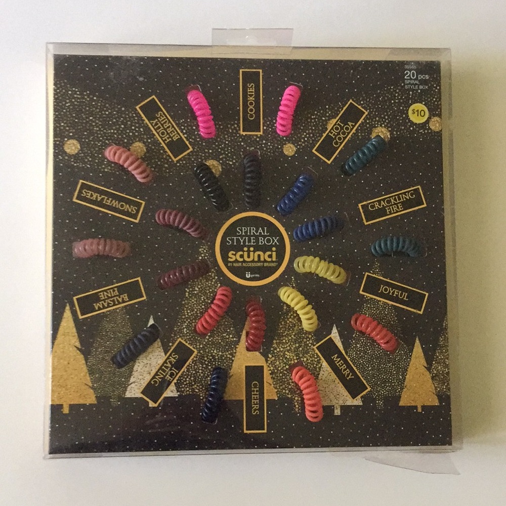 Scunci spiral style box